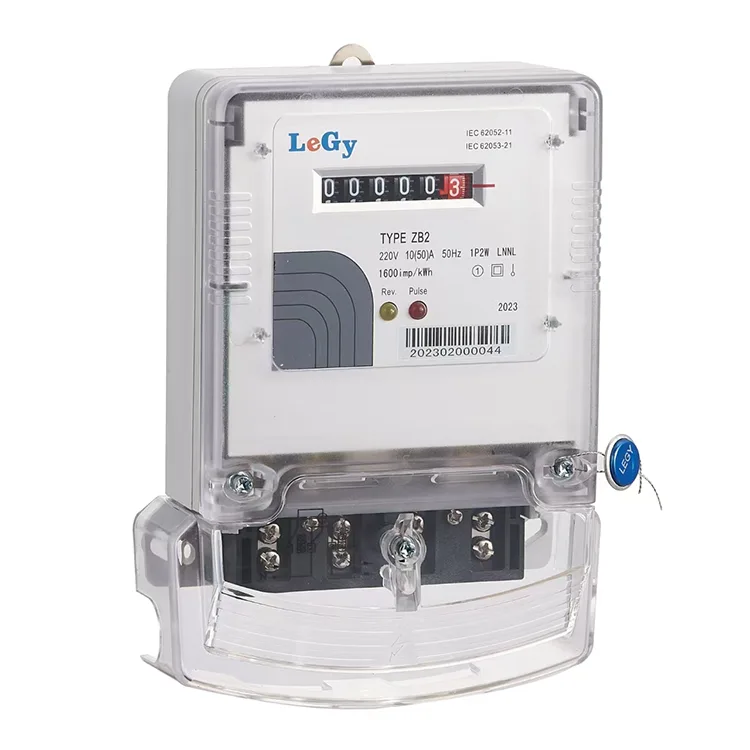 একক ফেজ ইলেকট্রনিক kWh শক্তি মিটার
